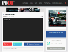 Tablet Screenshot of epicfail.com